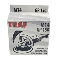 Круг полірувальний TRAF M14 D150 H50 чорна-м"яка