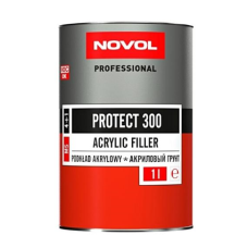 Грунт акриловий Novol 300 4+1 жовтий 1.0л+0.25затв