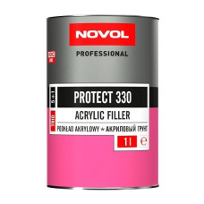 Грунт акриловий Novol 330 5+1 сірий 1.0л+0.20затв