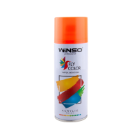 Фарба аерозольна флуоресцентна помаранчева Winso 450мл