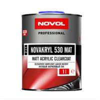 Лак безбарвний акриловий NOVAKRYL 530 2+1  матовий 1л +H5120 0.5л