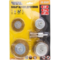 Набір щіток дротяних 5шт MasterTool 19-9500
