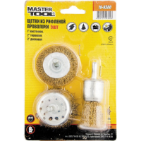 Набір щіток дротяних 3шт MasterTool