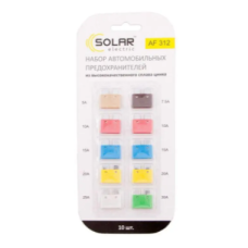 Набір автомобільних запобіжників SOLAR AF 312