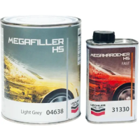 Грунт 2К MEGAFILLER HS DARK GREY 1л Lechler+затвер.