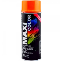 Емаль аерозольна флуоресцентна Maxi Color оранжева 400мл