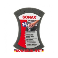 Губка для мийки авто двохстороння Sonax 428000
