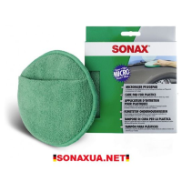 Губка з мікрофібри для догляду за пластиком Sonax 417200
