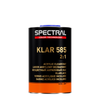 SPECTRAL KLAR 585 HS Акриловий лак - високий блиск та глибина 1,0 л + затвердник 6115 0,5л