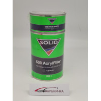 Грунт 500 AcrylFiller сірий 800г SOLID