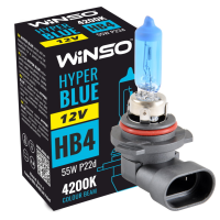 Галогенова лампа Winso HB4 12V 55W P22d HYPER BLUE 4200K 712610