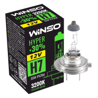 Галогенова лампа Winso H7 12V 55W PX26d HYPER +30% 712700