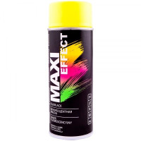 Емаль аерозольна флуоресцентна Maxi Color жовта 400мл