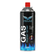 Газ для кемпінгу 220г Pegas
