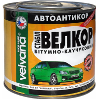 Мастика бітумно-каучукова ВЕЛКОР 1,8кг Velvana