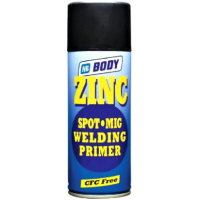 Грунт аерозольний з цинком чорний ZINC 400мл BODY