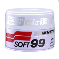 Твердий віск з ефектом очищення SOFT99 WHITE 350гр