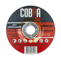 Круг шліфувальний для металу COBRA 125*6.0*22.23мм