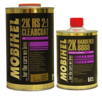 Лак акриловий 2K 2:1 HS Anti-Scratch Clearcoat 1л+затв.2К Hardener 8800 0.5л MOBIHEL