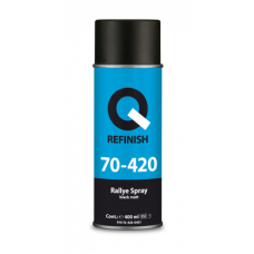 Фарба аерозольна чорна Ralley Spray REFINISH 400мл