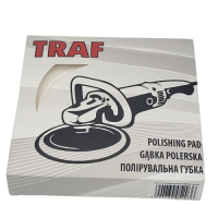 Круг полірувальний на липучці TRAF D150 H25 біла - тверда