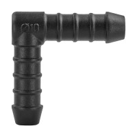 Фітинг (з'єднувач трубок) L-подібний 10x10mm 22155