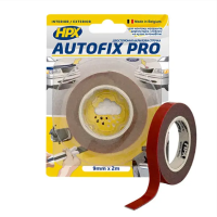Стрічка-скоч двохстороння AUTOFIX PRO HPX сіра 9мм*0.8мм*2м