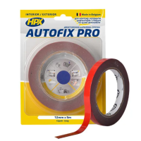 Стрічка-скоч двохстороння AUTOFIX PRO HPX сіра 12мм*5м
