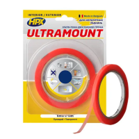 Стрічка-скоч двохстороння ULTRAMOUNT HPX прозора 6мм*10м