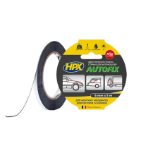 Стрічка-скоч двохстороння AUTOFIX HPX чорна 6мм*5м