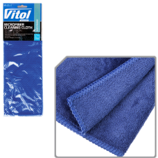 Серветка з мікрофібри синя 40*30см VITOL VR-03M-U