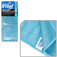 Серветка з мікрофібри блакитна 40*30см VITOL VR-01L-G
