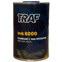 Лак безбарвний акриловий VHS 6000  TRAF 1л + стандарт затв. 0.5л VHS 6000