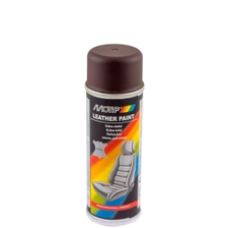 Емаль аерозольна для фарбування шкіри Motip шоколадно-коричнева 200мл