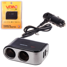 Подовжувач прикурювача VOIN на 2 виходи+2USB SC-2069