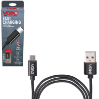 Кабель USB-Micro Voin 3A 1м black CC-1801M BK
