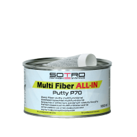 Шпатлівка з скловолокном SOTRO Multi Fiber  P70 1000мл(лимон)