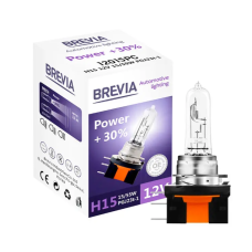 Автомобільна лампа Brevia +30% H15 12V 15/55W