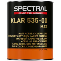 SPECTRAL KLAR 535-00 Матовий акриловий лак нового покоління 1,0л + затвердник H6115 STANDARD 0,33л
